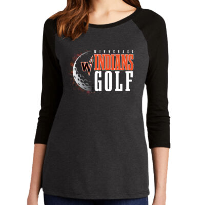 Winnebago Golf 2026 - Women's Perfect Tri ® 3/4 Sleeve Raglan Thumbnail